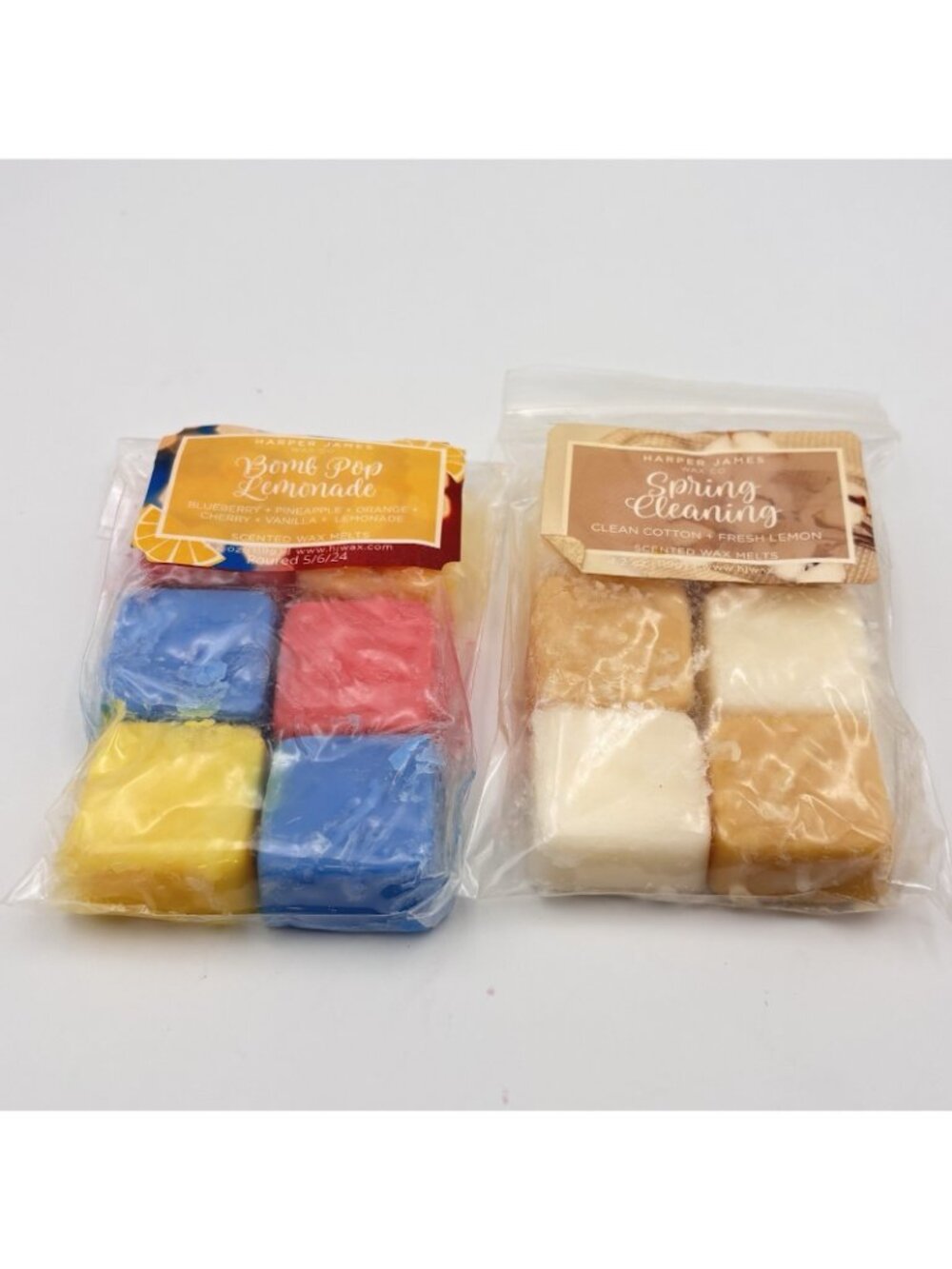 Harper James Vendor Wax Melts Two 4.2 oz Packs Summer Spring Scents Cubes Clean - Picture 9 of 10